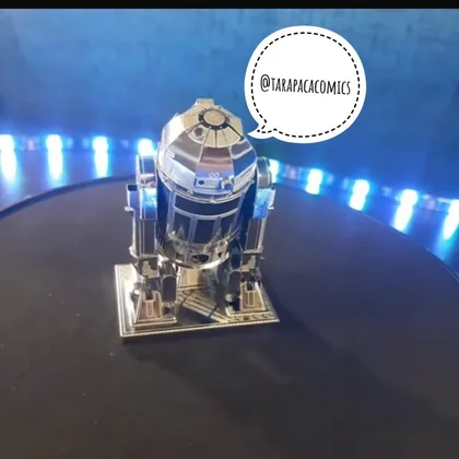 r2d2 3d puzzle metálico