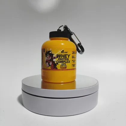 Llavero Porta Proteína de Goku
