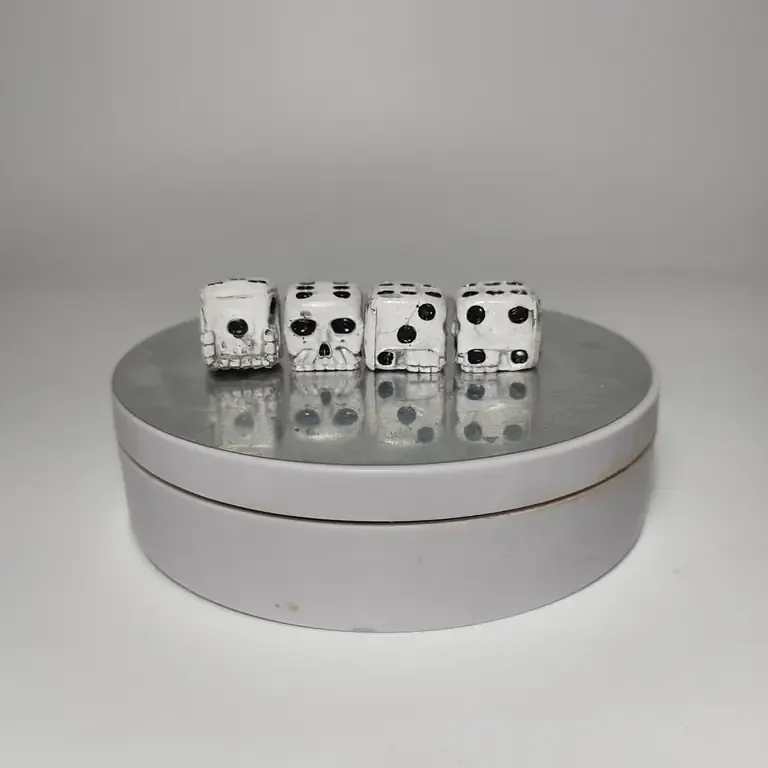 Dados – Calavera D6 (Set de 4)