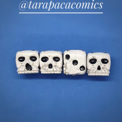 Set de 4 Dados Calavera d6