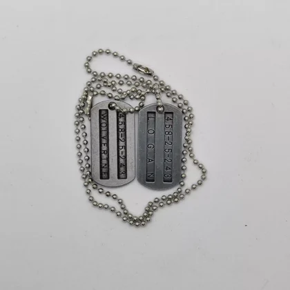Collar + Pulsera Militar Wolverine/Logan